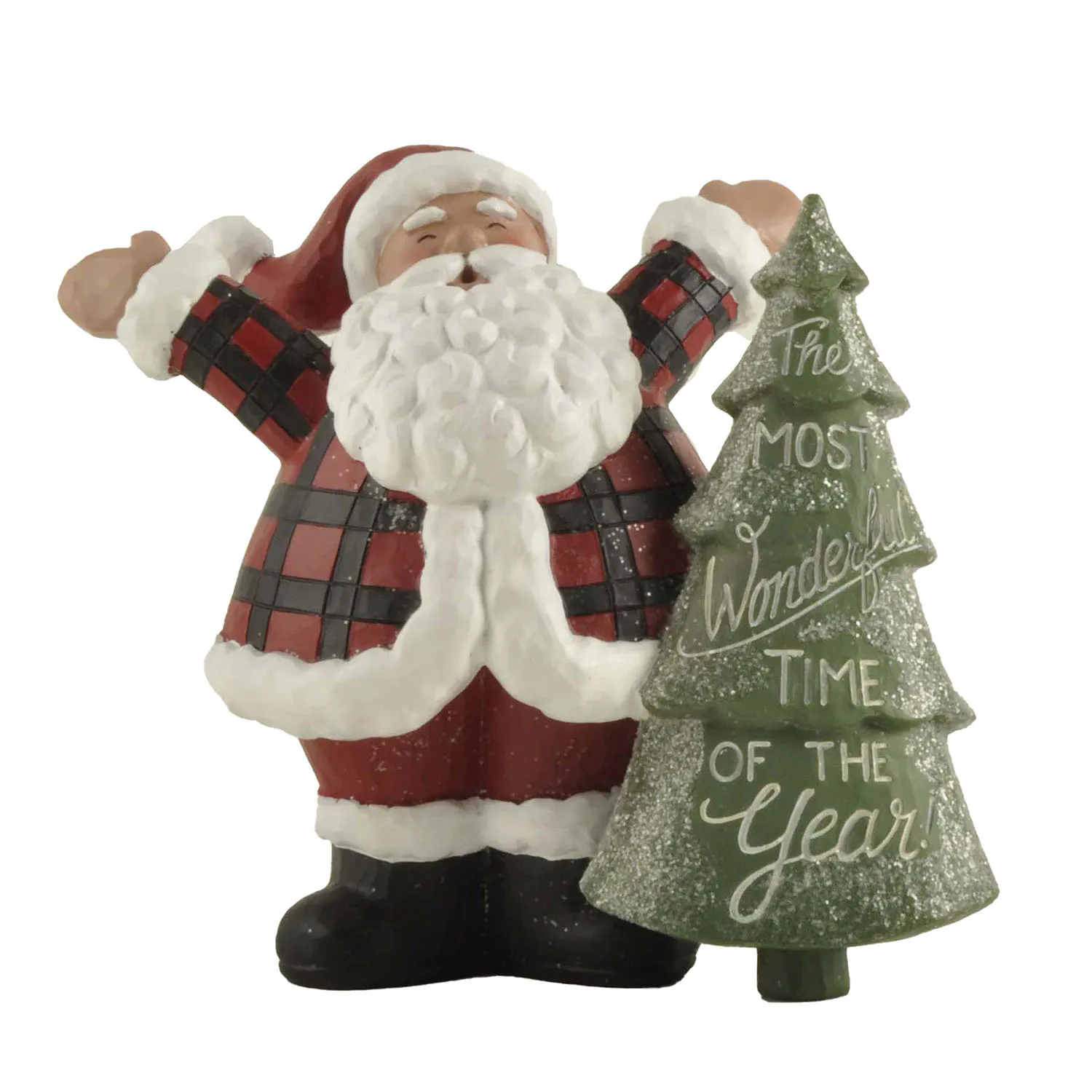 New Design Christmas Decoration Gift Santa Clause Christmas Handmade Resin Material for Home Decor228-13576