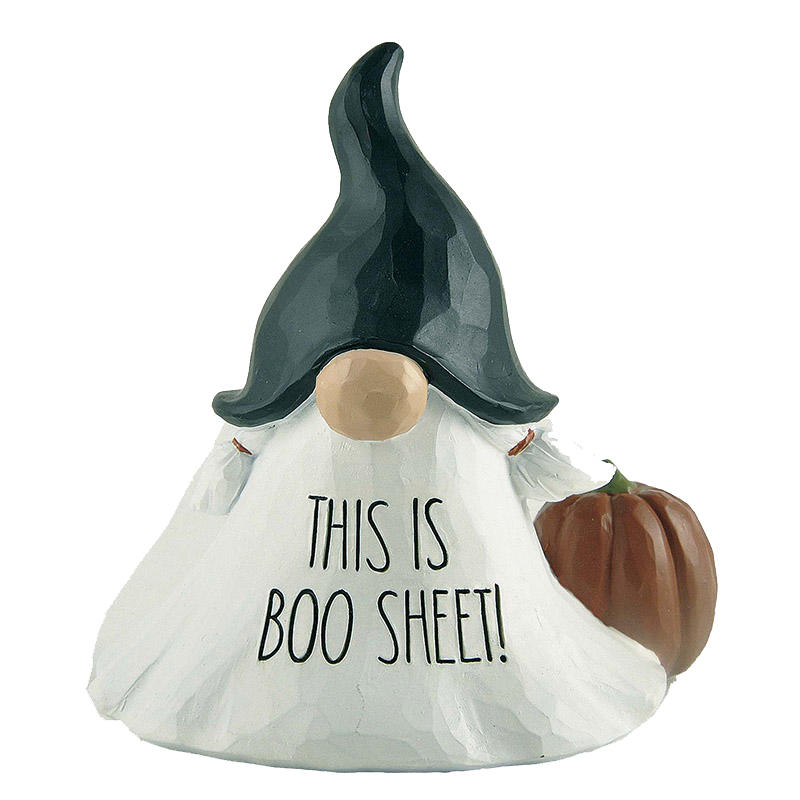 Factory Direct Supply is Boo Sheet Halloween Gnome Figurine for Relatives and Friends 3.54'' Tall 226-13455