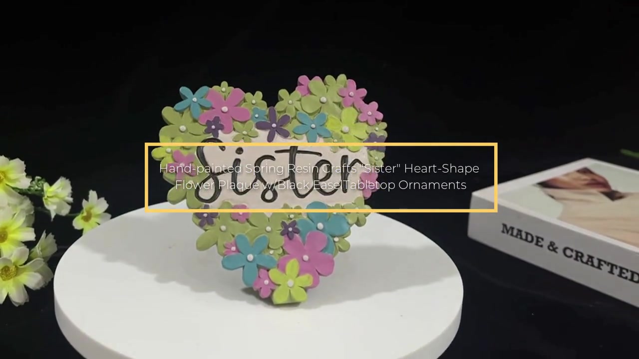 Hand-painted Spring Resin Crafts 