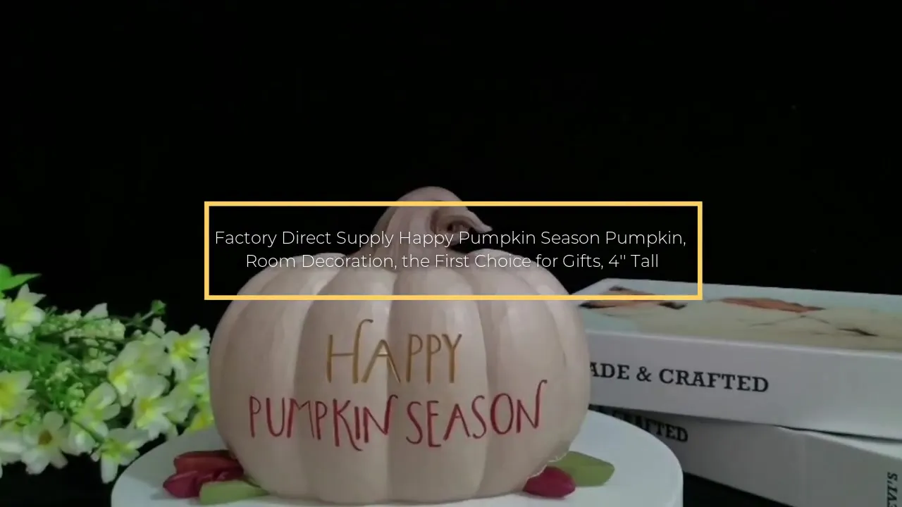 Factory Direct Supply Happy Pumpkin Season Pumpkin, Room Decoration