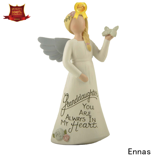 family decor resin angel figurines colored fashion