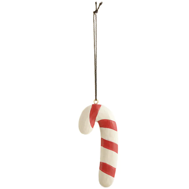 Factory Handmade Resin Christmas Gifts Sweet Candy Cane Christmas Ornament for Home Decor 238-52098
