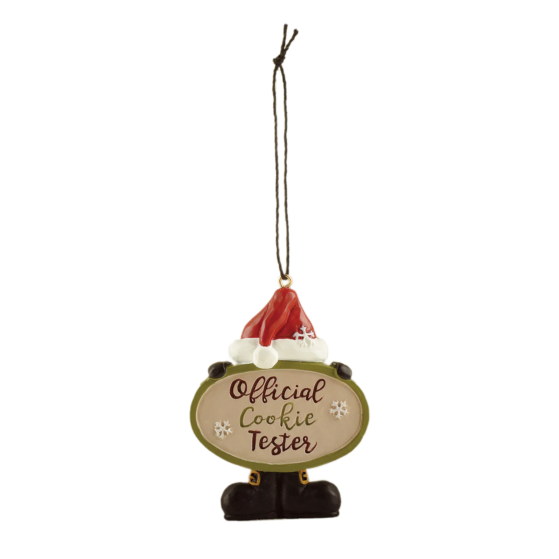 Deck the Halls with Baking Joy The Cherished Official Cookie Tester Resin Ornament for Gourmet Delight 238-52150