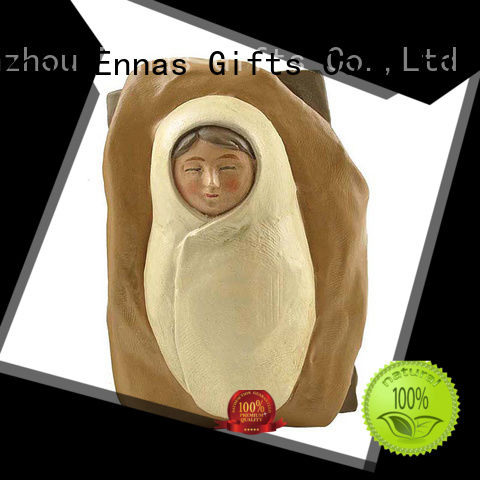 holding candle religious statues eco-friendly promotional