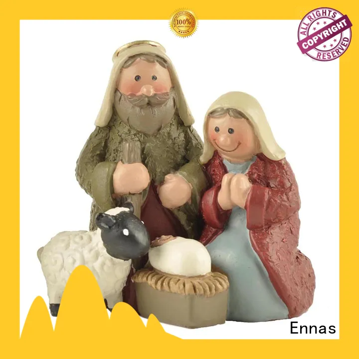 Ennas eco-friendly nativity set figurines popular family decor