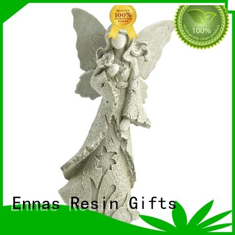 carved personalized angel figurine hand-crafted vintage fashion
