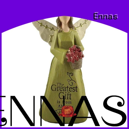 decorative mother angel figurine colored at discount Ennas