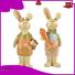 easter rabbit figurines handmade crafts home decor