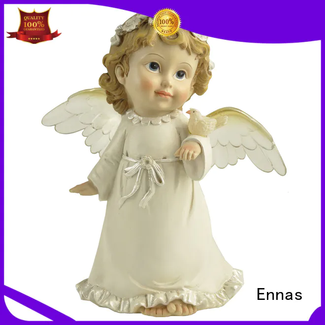 religious small angel figurines antique for decoration