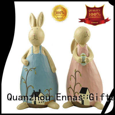 best quality easter statue cute polyresin home decor
